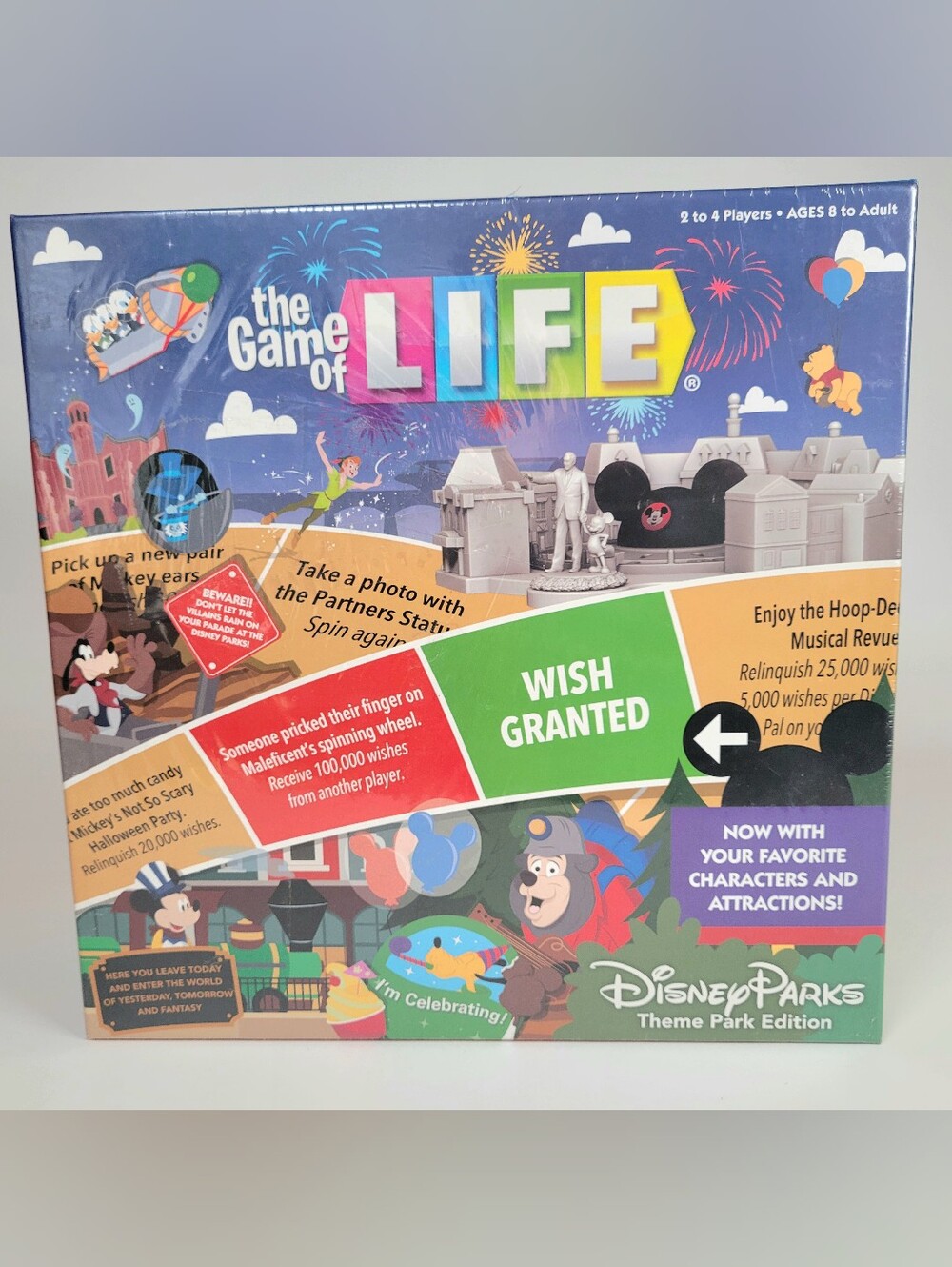 The Game of LIFE Disney Parks Theme Park Edition NEW Board Family Game